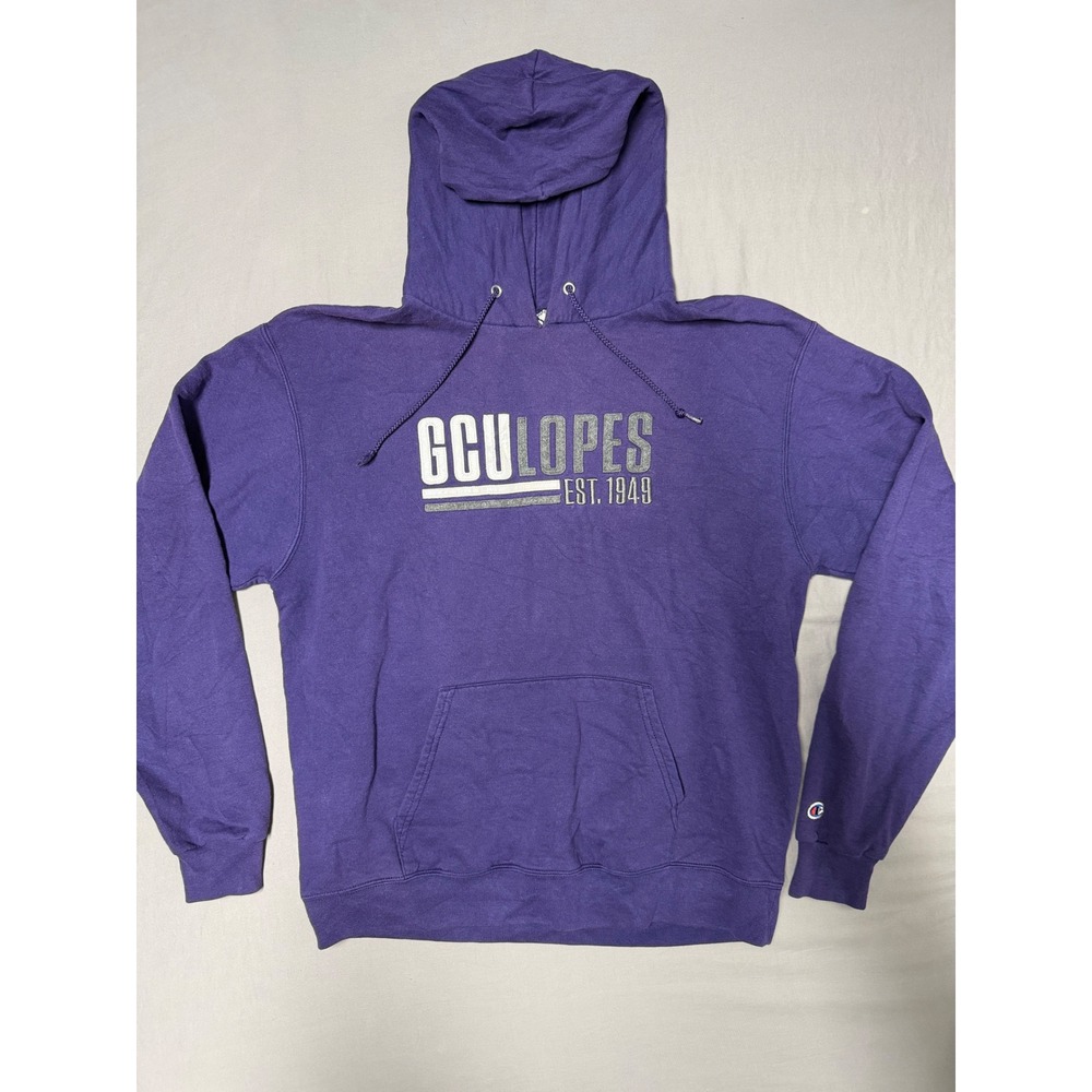 Champion GCU Lopes Hoodie Mens Large Purple Grand Canyon University Sweatshirt